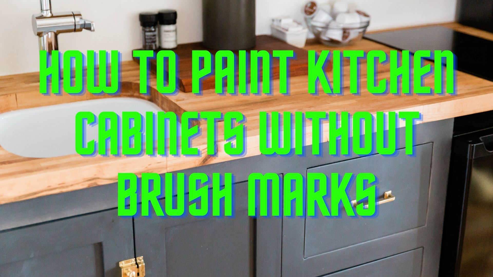 how-to-paint-kitchen-cabinets-without-brush-marks-thewoodweb